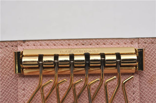 Authentic Louis Vuitton Monogram Multicles 6 Key Case Holder M61285 Pink 9976F