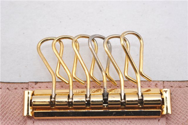 Authentic Louis Vuitton Monogram Multicles 6 Key Case Holder M61285 Pink 9976F