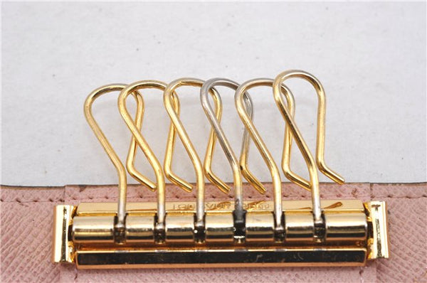 Authentic Louis Vuitton Monogram Multicles 6 Key Case Holder M61285 Pink 9976F