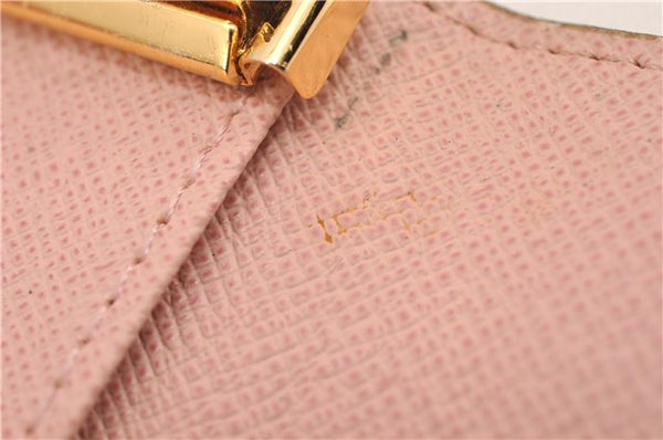 Authentic Louis Vuitton Monogram Multicles 6 Key Case Holder M61285 Pink 9976F