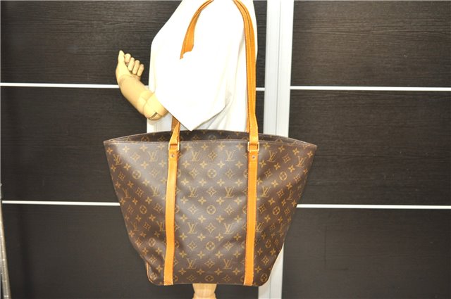 Authentic Louis Vuitton Monogram Sac Shopping PM Tote Bag M51108 LV 9978C