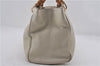 Authentic GUCCI Bamboo Shopper 2way Hand Shoulder Bag Leather 323660 Ivory 9978D