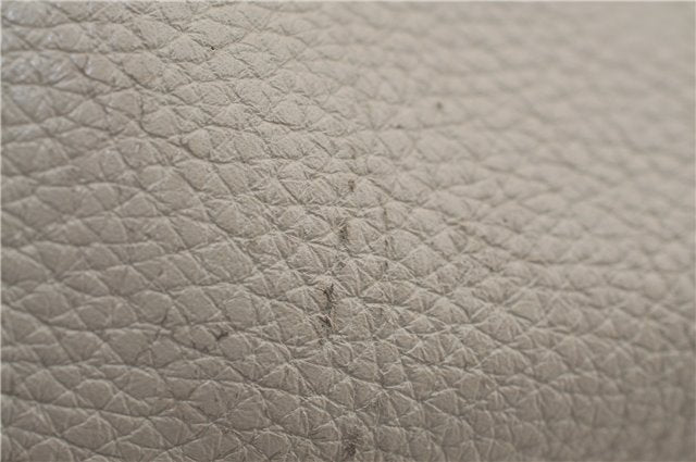 Authentic GUCCI Bamboo Shopper 2way Hand Shoulder Bag Leather 323660 Ivory 9978D