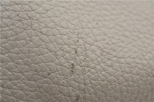 Authentic GUCCI Bamboo Shopper 2way Hand Shoulder Bag Leather 323660 Ivory 9978D