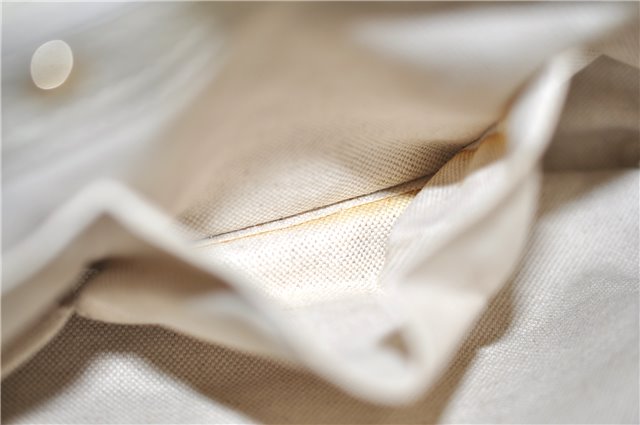 Authentic GUCCI Bamboo Shopper 2way Hand Shoulder Bag Leather 323660 Ivory 9978D