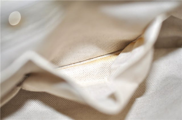 Authentic GUCCI Bamboo Shopper 2way Hand Shoulder Bag Leather 323660 Ivory 9978D