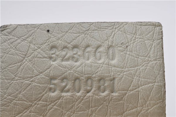 Authentic GUCCI Bamboo Shopper 2way Hand Shoulder Bag Leather 323660 Ivory 9978D