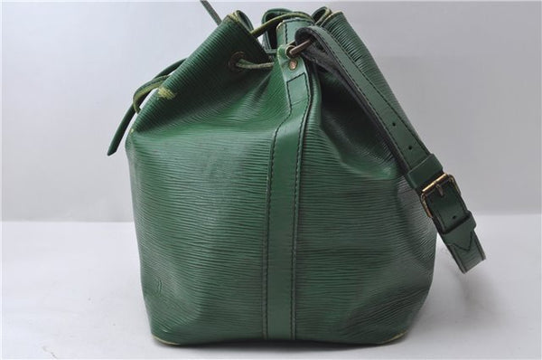 Authentic Louis Vuitton Epi Petit Noe Green Shoulder Bag M44104 LV 9979C