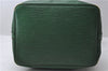 Authentic Louis Vuitton Epi Petit Noe Green Shoulder Bag M44104 LV 9979C