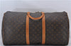 Authentic Louis Vuitton Monogram Keepall 55 Travel Boston Bag M41424 LV 9981D