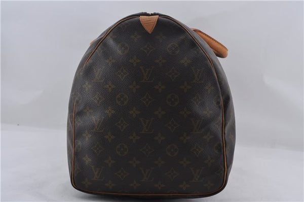 Authentic Louis Vuitton Monogram Keepall 55 Travel Boston Bag M41424 LV 9981D