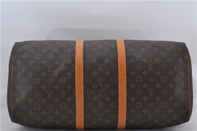 Authentic Louis Vuitton Monogram Keepall 55 Travel Boston Bag M41424 LV 9981D