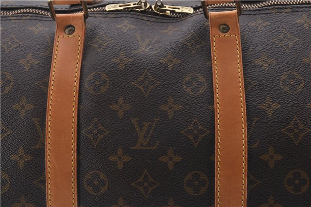 Authentic Louis Vuitton Monogram Keepall 55 Travel Boston Bag M41424 LV 9981D