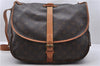 Auth Louis Vuitton Monogram Saumur 35 Shoulder Cross Body Bag M42254 LV 9982C