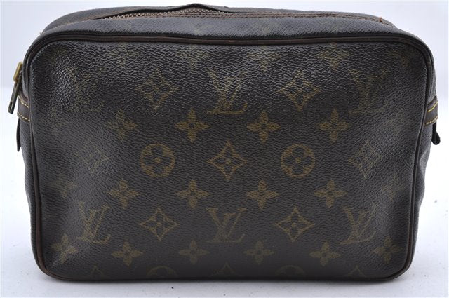 Auth Louis Vuitton Monogram Compiegne 23 Clutch Hand Bag Purse M51847 LV 9984C