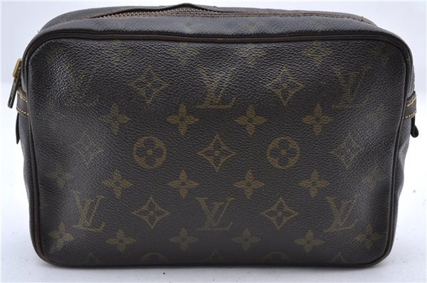 Auth Louis Vuitton Monogram Compiegne 23 Clutch Hand Bag Purse M51847 LV 9984C