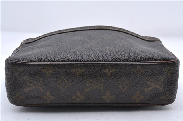Auth Louis Vuitton Monogram Compiegne 23 Clutch Hand Bag Purse M51847 LV 9984C
