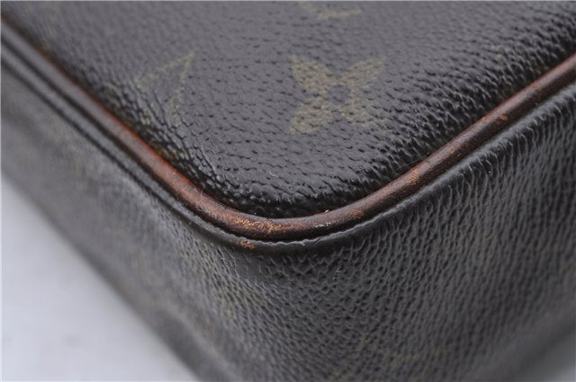 Auth Louis Vuitton Monogram Compiegne 23 Clutch Hand Bag Purse M51847 LV 9984C