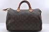 Authentic Louis Vuitton Monogram Speedy 30 Hand Bag M41526 LV 9985C