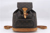 Authentic Louis Vuitton Monogram Montsouris MM Backpack M51136 LV 9985D