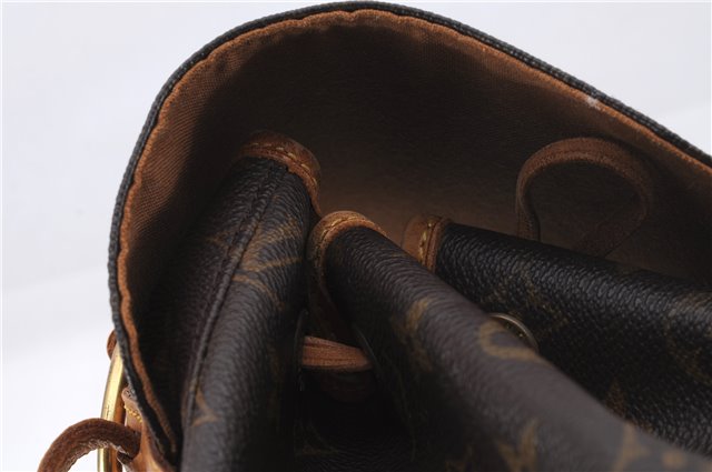 Authentic Louis Vuitton Monogram Montsouris MM Backpack M51136 LV 9985D