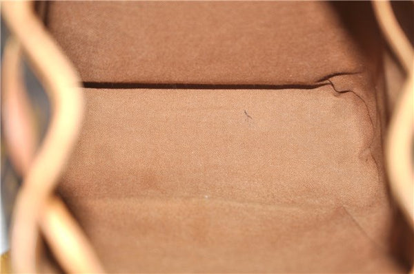 Authentic Louis Vuitton Monogram Montsouris MM Backpack M51136 LV 9985D