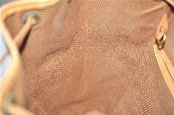 Authentic Louis Vuitton Monogram Montsouris MM Backpack M51136 LV 9985D