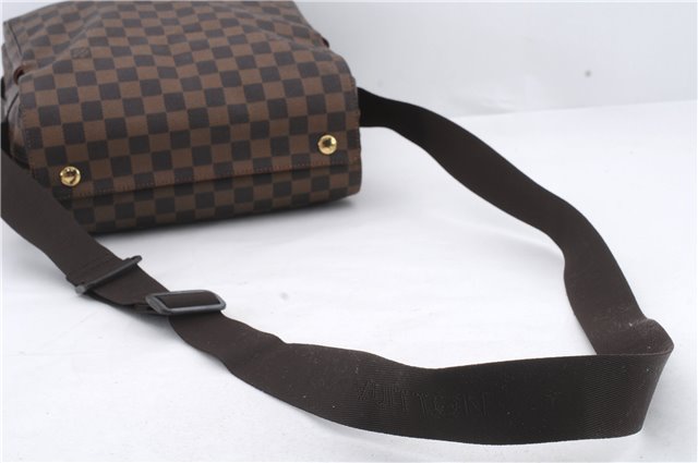 Authentic Louis Vuitton Damier Naviglio Shoulder Cross Body Bag N45255 LV 9988C