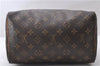 Authentic Louis Vuitton Monogram Speedy 25 Hand Bag M41528 LV 9989C