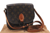 Auth Louis Vuitton Monogram Saint Cloud MM Shoulder Cross Bag M51243 LV 9989D