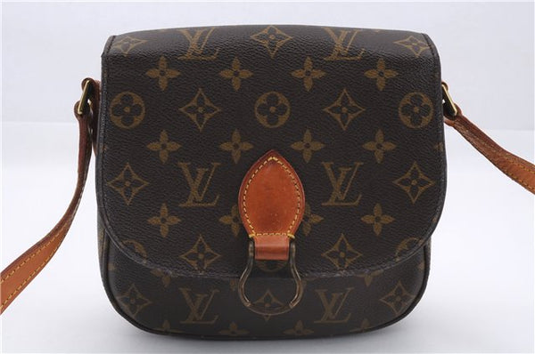 Auth Louis Vuitton Monogram Saint Cloud MM Shoulder Cross Bag M51243 LV 9989D