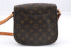 Auth Louis Vuitton Monogram Saint Cloud MM Shoulder Cross Bag M51243 LV 9989D