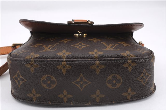Auth Louis Vuitton Monogram Saint Cloud MM Shoulder Cross Bag M51243 LV 9989D