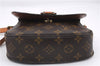 Auth Louis Vuitton Monogram Saint Cloud MM Shoulder Cross Bag M51243 LV 9989D
