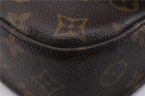 Auth Louis Vuitton Monogram Saint Cloud MM Shoulder Cross Bag M51243 LV 9989D