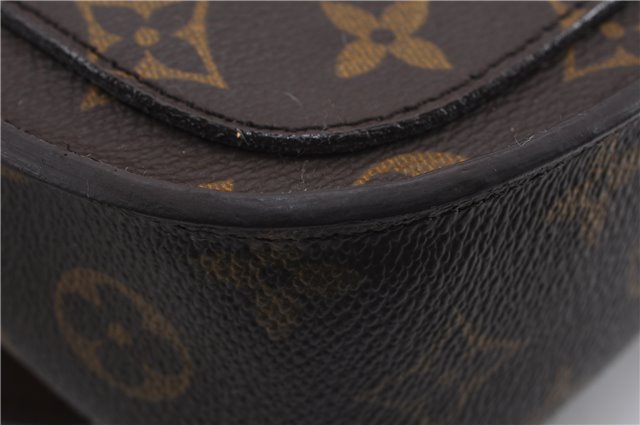 Auth Louis Vuitton Monogram Saint Cloud MM Shoulder Cross Bag M51243 LV 9989D