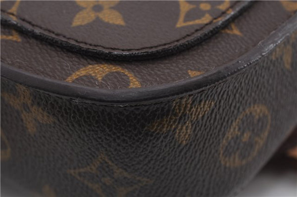 Auth Louis Vuitton Monogram Saint Cloud MM Shoulder Cross Bag M51243 LV 9989D