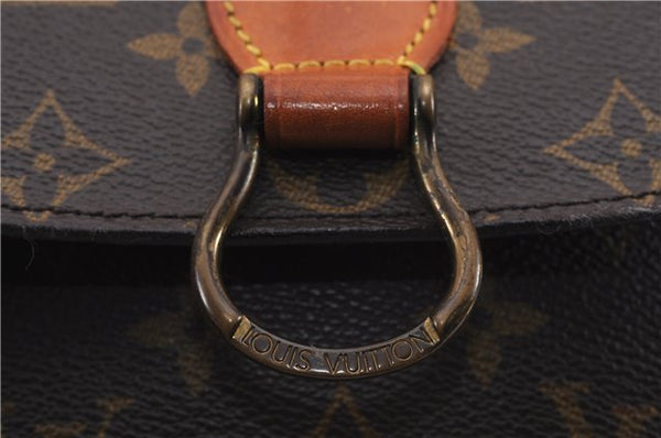 Auth Louis Vuitton Monogram Saint Cloud MM Shoulder Cross Bag M51243 LV 9989D