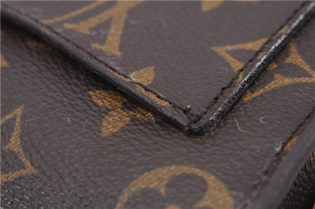 Auth Louis Vuitton Monogram Saint Cloud MM Shoulder Cross Bag M51243 LV 9989D