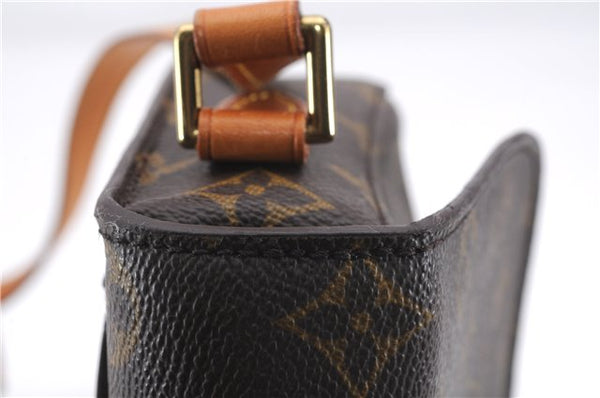 Auth Louis Vuitton Monogram Saint Cloud MM Shoulder Cross Bag M51243 LV 9989D