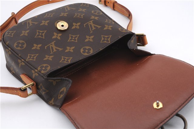 Auth Louis Vuitton Monogram Saint Cloud MM Shoulder Cross Bag M51243 LV 9989D