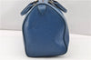 Authentic Louis Vuitton Epi Speedy 35 Hand Boston Bag Blue M42995 LV 9989F