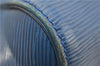 Authentic Louis Vuitton Epi Speedy 35 Hand Boston Bag Blue M42995 LV 9989F