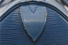 Authentic Louis Vuitton Epi Speedy 35 Hand Boston Bag Blue M42995 LV 9989F