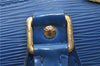 Authentic Louis Vuitton Epi Speedy 35 Hand Boston Bag Blue M42995 LV 9989F