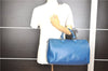 Authentic Louis Vuitton Epi Speedy 35 Hand Boston Bag Blue M42995 LV 9989F