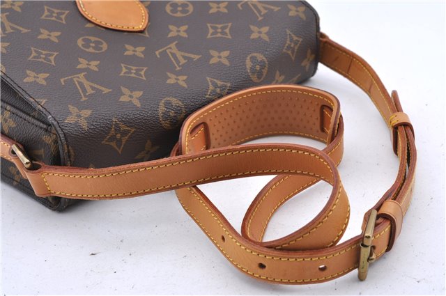 Auth Louis Vuitton Monogram Saint Cloud GM Shoulder Cross Bag M51242 LV 9990C