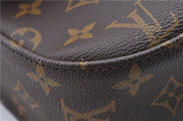 Auth Louis Vuitton Monogram Saint Cloud GM Shoulder Cross Bag M51242 LV 9990C