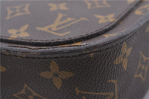 Auth Louis Vuitton Monogram Saint Cloud GM Shoulder Cross Bag M51242 LV 9990C