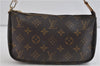 Authentic Louis Vuitton Monogram Pochette Accessoires Pouch M51980 LV 9991C